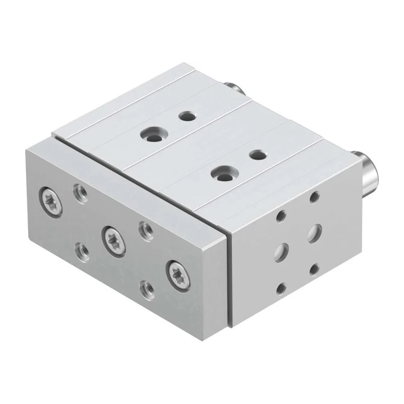Festo Pneumatic Guided Cylinder 32mm Bore Double Acting Through Hole Mount 10 bar Pressure DFM-32-30-P-A-GF