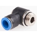Festo Nickel Plated Brass Pneumatic Fitting Male G 1/2 Metric Thread Push-In 12 mm QSLV-G1/2-12-I