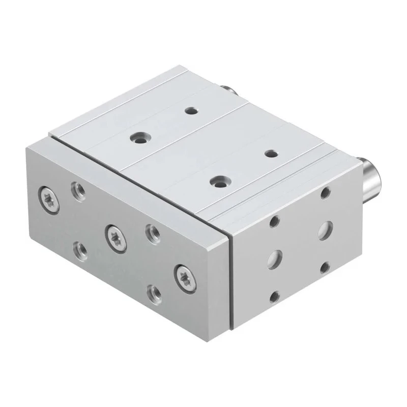 Festo Pneumatic Guided Cylinder DFM Series 50 mm Bore Double Acting Through Hole Mount 10 bar Pressure DFM-50-50-P-A-GF