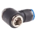 Festo Nickel Plated Brass Pneumatic Fitting Male G 1/2 Metric Thread Push-In 12 mm QSLV-G1/2-12-I