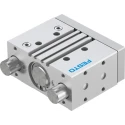 Festo Pneumatic Guided Cylinder DFM Series 50 mm Bore Double Acting Through Hole Mount 10 bar Pressure DFM-50-50-P-A-GF