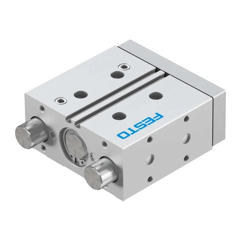 Festo Pneumatic Guided Cylinder 32mm Bore 50mm Stroke Double Acting, DFM Series DFM-32-50-P-A-GF