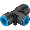 Festo Pneumatic Fitting Tee Tube-to-Tube Adapter Push-in 16 mm to 12 mm QST-16-12