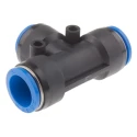 Festo Pneumatic Fitting Tee Tube-to-Tube Adapter Push-in 16 mm to 12 mm QST-16-12