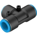Festo Pneumatic Fitting Tee Tube-to-Tube Adapter Push-in 16 mm to 12 mm QST-16-12