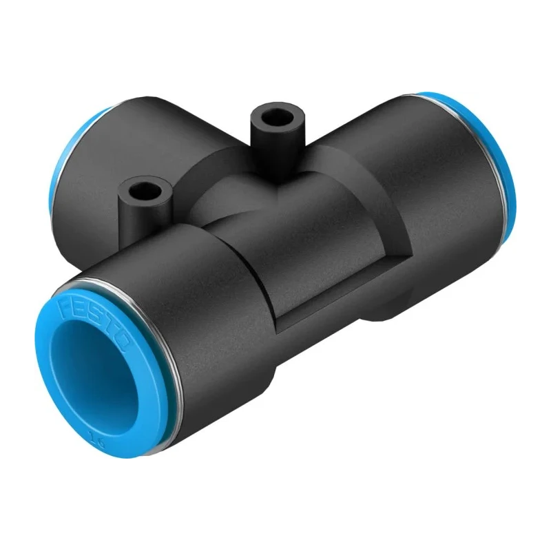 Festo Pneumatic Fitting Tee Tube-to-Tube Adapter Push-in 16 mm to 12 mm QST-16-12