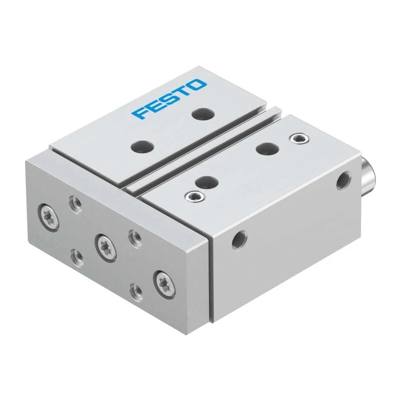 Festo Pneumatic Guided Cylinder 32mm Bore 50mm Stroke Double Acting, DFM Series DFM-32-50-P-A-GF