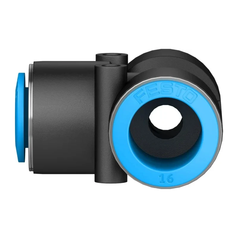 Festo Pneumatic Fitting Tee Tube-to-Tube Adapter Push-in 16 mm to 12 mm QST-16-12