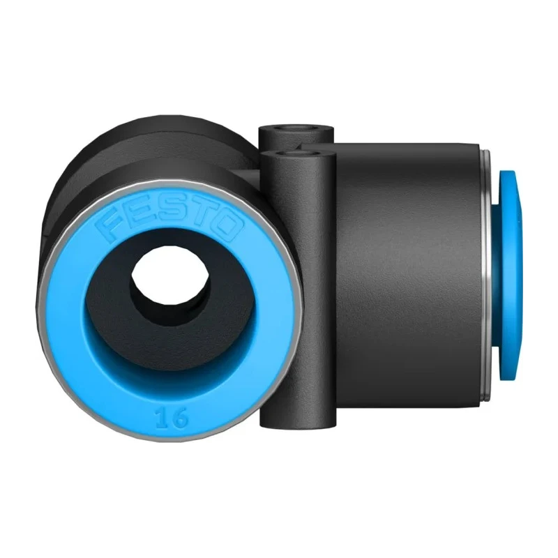 Festo Pneumatic Fitting Tee Tube-to-Tube Adapter Push-in 16 mm to 12 mm QST-16-12