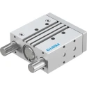 Festo Pneumatic Guided Cylinder 50mm Bore, 80mm Stroke, Double Acting, Through Hole Mount DFM-50-80-P-A-GF