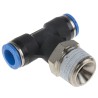 Festo Pneumatic Fitting Push In 10 mm Male Threaded-to-Tube Connection 14 bar Operating Pressure QST-1/2-10