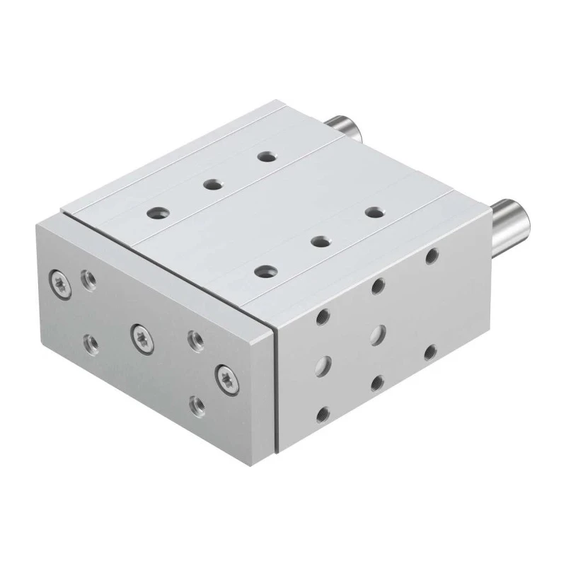 Festo Pneumatic Guided Cylinder, 63 mm Bore, Double Acting, 100 mm Stroke, DFM Series, 10 Bar Operating DFM-63-100-P-A-GF