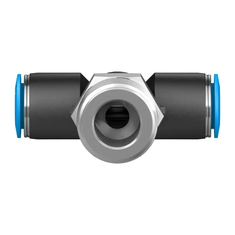 Festo Pneumatic Fitting Push In 10 mm Male Threaded-to-Tube Connection 14 bar Operating Pressure QST-1/2-10