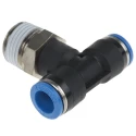 Festo Pneumatic Fitting Push In 10 mm Male Threaded-to-Tube Connection 14 bar Operating Pressure QST-1/2-10