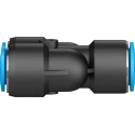 Festo Polybutylene Terephthalate Pneumatic Fitting Push-in 16 mm Push-in 12 mm Nickel Plated QSY-16-12