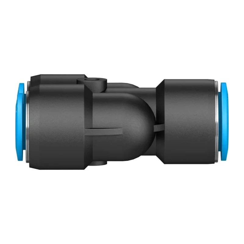 Festo Polybutylene Terephthalate Pneumatic Fitting Push-in 16 mm Push-in 12 mm Nickel Plated QSY-16-12