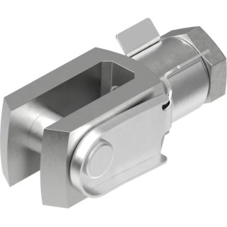 Festo Rod Clevis For Use With Cylinder, Galvanised Steel Construction, Thread M6, RoHS Compliant SG-M6