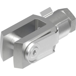 Festo Rod Clevis For Use With Cylinder M8 Galvanised Steel RoHS-Compliant German Origin SG-M8