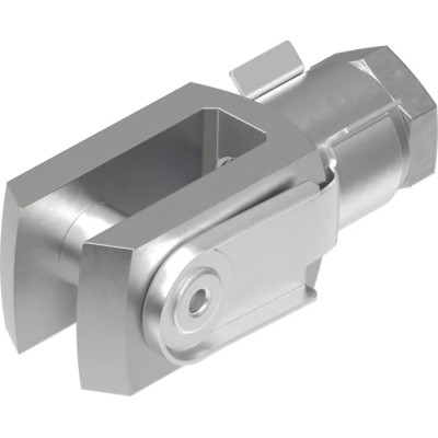 Festo Rod Clevis For Use With Cylinder M8 Galvanised Steel RoHS-Compliant German Origin SG-M8