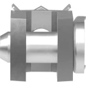 Festo Rod Clevis For Use With Cylinder M8 Galvanised Steel RoHS-Compliant German Origin SG-M8