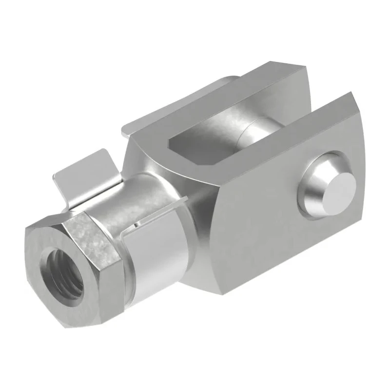 Festo Rod Clevis For Use With Cylinder M8 Galvanised Steel RoHS-Compliant German Origin SG-M8
