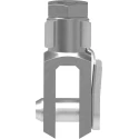 Festo Rod Clevis For Use With Cylinder M8 Galvanised Steel RoHS-Compliant German Origin SG-M8