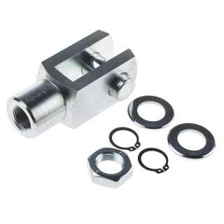 Festo Rod Clevis For Use With Cylinder SG-M20X1,5, Galvanised Steel, ISO 8140, RoHS SG-M20X1,5