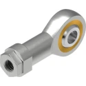 Festo Rod Clevis for Pneumatic Cylinder with Galvanised Steel and Brass Construction SGS-M6