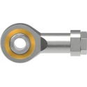 Festo Rod Clevis for Pneumatic Cylinder with Galvanised Steel and Brass Construction SGS-M6