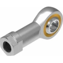 Festo Rod Clevis for Use With Cylinder SGS-M16X1,5, Galvanised Steel with Brass Outer Rings SGS-M16X1,5