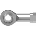 Festo Rod Clevis for Use With Cylinder SGS-M16X1,5, Galvanised Steel with Brass Outer Rings SGS-M16X1,5