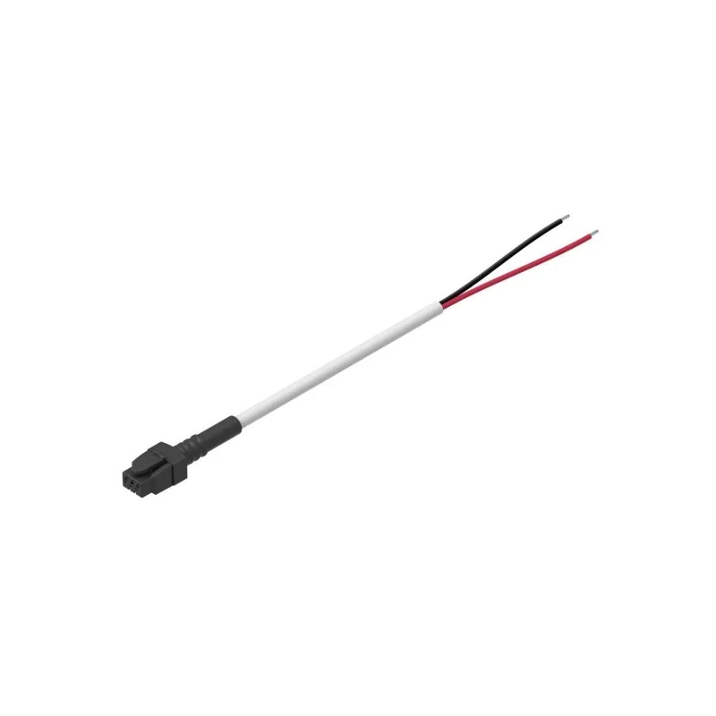 Festo Cable Lead for VUVG Series Valve NEBV-H1G2-P-2.5-N-LE2, 2-Pin Socket, 2.5m Length NEBV-H1G2-P-2.5-N-LE2