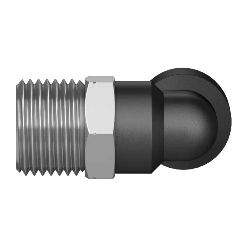 Festo Nickel Plated Brass Pneumatic Fitting QSL Series Male Threaded-to-Tube R 1/2 in G Metric Push-in Tube QSL-1/2-12