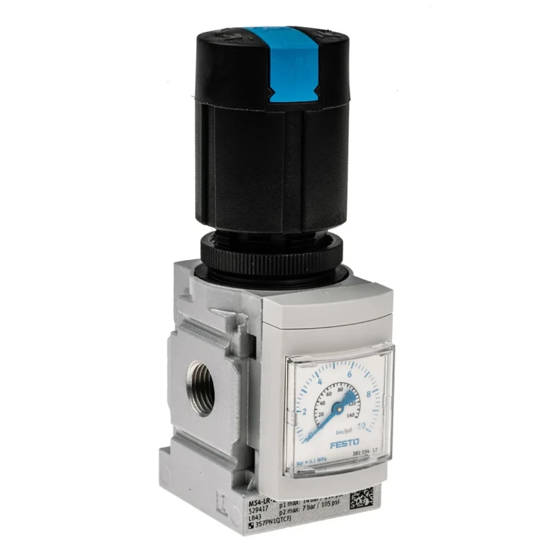 Festo Pneumatic Regulator G 1/4 Female MS4-LR-1/4-D6-AS