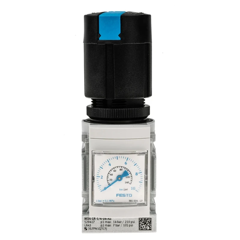 Festo Pneumatic Regulator G 1/4 Female MS4-LR-1/4-D6-AS