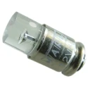 Marl White Indicator Lamp Single Chip Midget Groove Base 12V dc 4.9mm Diameter 420mcd 205-993-21-38