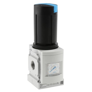 Festo Pneumatic Regulator G 1/2 Threaded Inlet Female, Die-Cast Aluminium Housing, 20 Bar Max Pressure MS6-LR-1/2-D6-AS