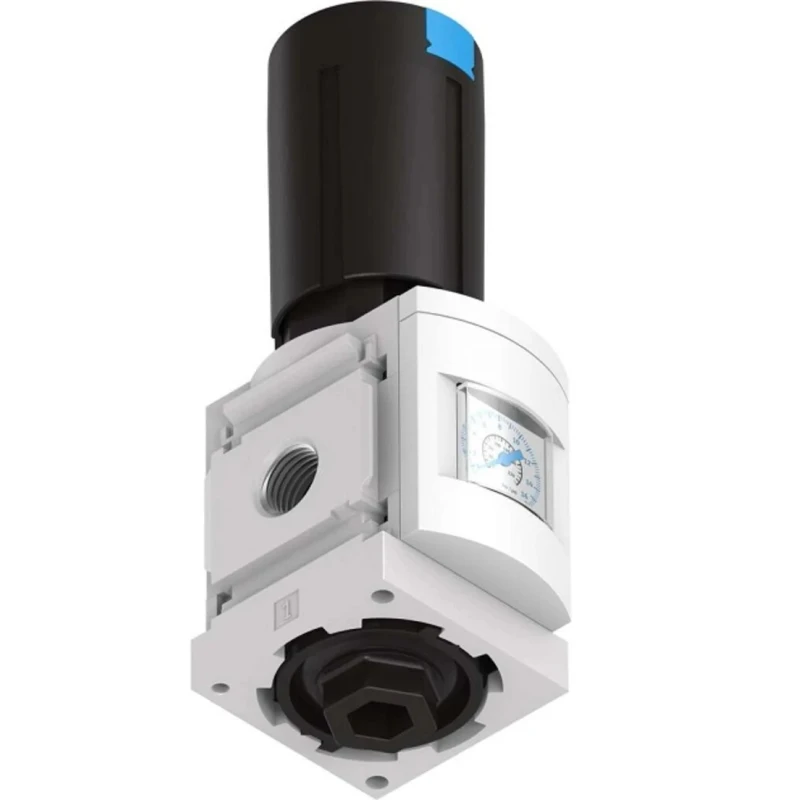 Festo Pneumatic Regulator G 1/2 Threaded Inlet Female, Die-Cast Aluminium Housing, 20 Bar Max Pressure MS6-LR-1/2-D6-AS