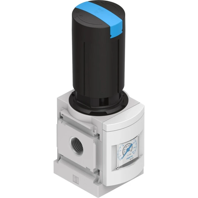 Festo Pneumatic Regulator G 1/2 Threaded Inlet Female, Die-Cast Aluminium Housing, 20 Bar Max Pressure MS6-LR-1/2-D6-AS