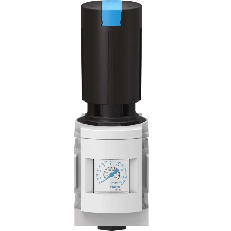 Festo Pneumatic Regulator G 1/2 Threaded Inlet Female, Die-Cast Aluminium Housing, 20 Bar Max Pressure MS6-LR-1/2-D6-AS