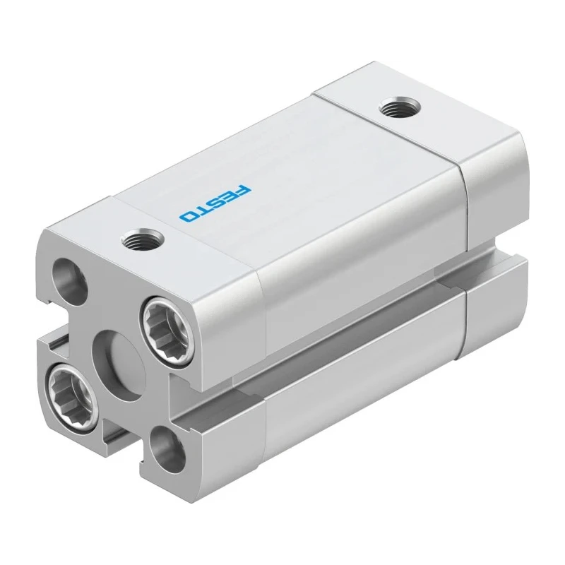 Festo Pneumatic Cylinder ADN Series 12mm Bore 20mm Stroke Double Acting Aluminium Body ADN-12-20-I-P-A