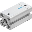 Festo Double Acting Pneumatic Cylinder 12mm Bore 25mm Stroke Aluminium Body 10 Bar Maximum Pressure ADN-12-25-I-P-A