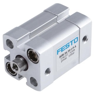 Festo Pneumatic Cylinder 16mm Bore, 10mm Stroke, Double Acting, Aluminium Body ADN-16-10-I-P-A