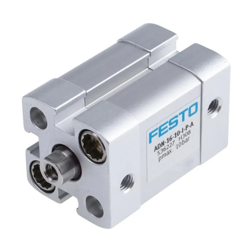 Festo Pneumatic Cylinder 16mm Bore, 10mm Stroke, Double Acting, Aluminium Body ADN-16-10-I-P-A