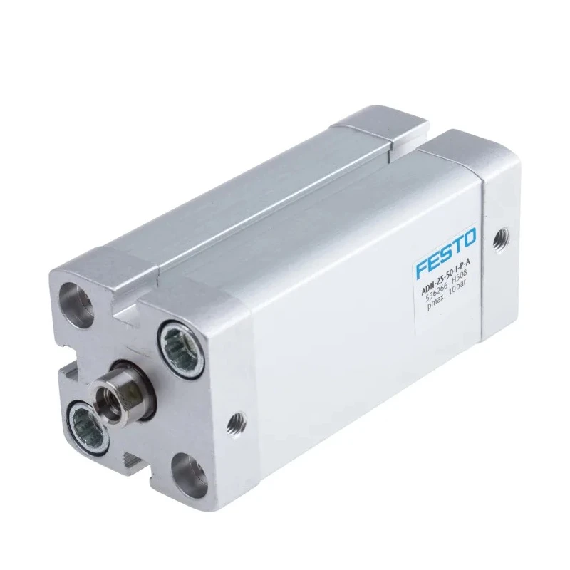 Festo Double Acting Pneumatic Cylinder 25 mm Bore 50 mm Stroke Aluminium Body ISO 21287 ADN-25-50-I-P-A