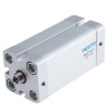 Festo Double Acting Pneumatic Cylinder 25 mm Bore 50 mm Stroke Aluminium Body ISO 21287 ADN-25-50-I-P-A