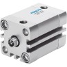 Festo Pneumatic Cylinder ADN Series 32mm Bore, 10mm Stroke, Double Acting, Aluminium Body, Model ADN-32-10-I-P-A