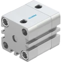 Festo Pneumatic Cylinder ADN Series 32mm Bore, 10mm Stroke, Double Acting, Aluminium Body, Model ADN-32-10-I-P-A