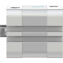 Festo Pneumatic Cylinder ADN Series 32mm Bore, 10mm Stroke, Double Acting, Aluminium Body, Model ADN-32-10-I-P-A