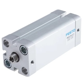 Festo Pneumatic Cylinder 25mm Bore, 60 mm Stroke, Aluminium Body, Double Acting ADN Series ADN-25-60-I-P-A